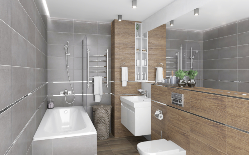 Как сделать освещение в ванной комнате: правила безопасности